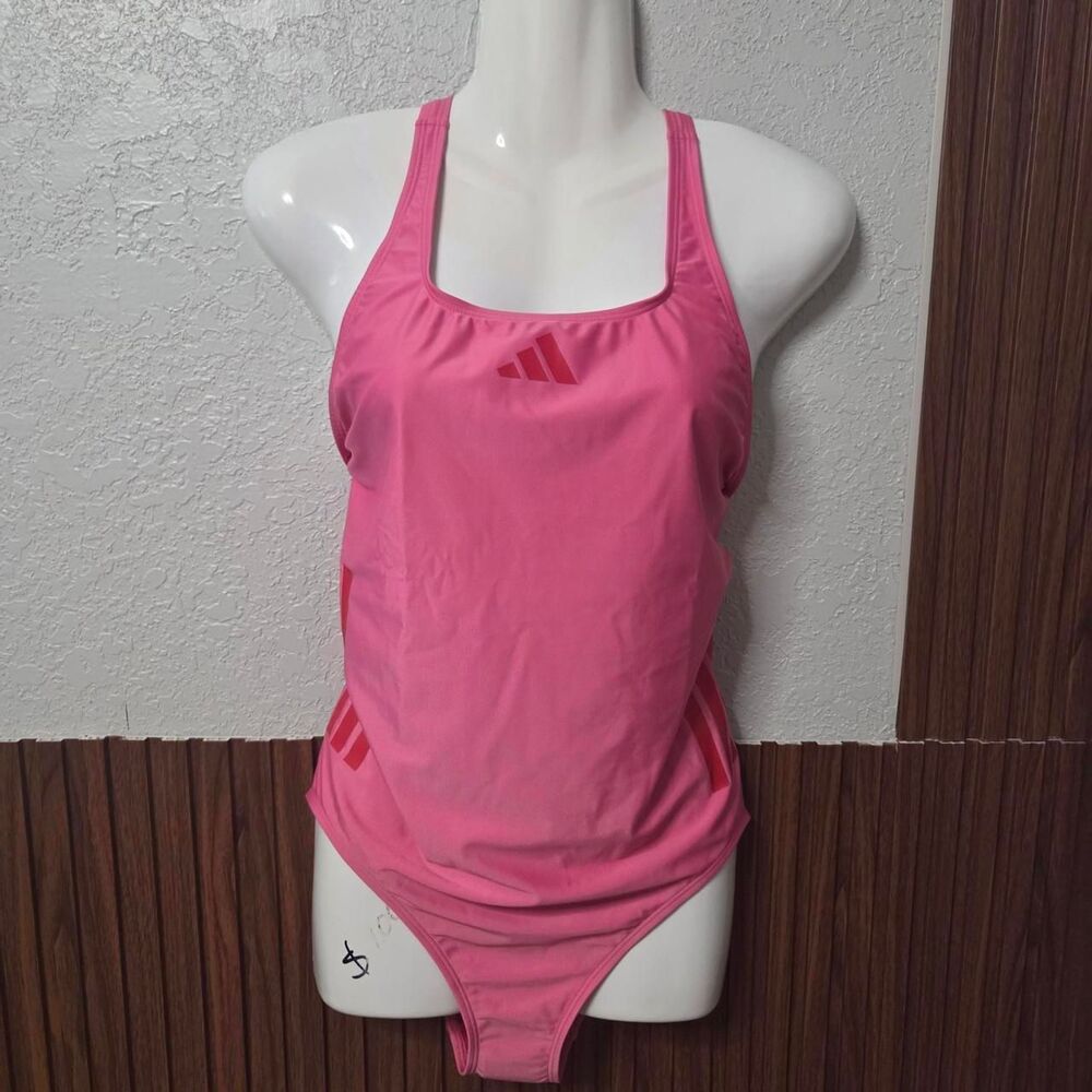 Adidas Women's Pink Swimsuit-one-piece